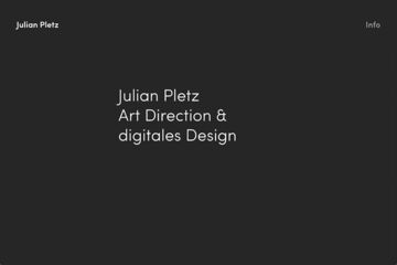Thumbnail für das Projekt Julian Pletz